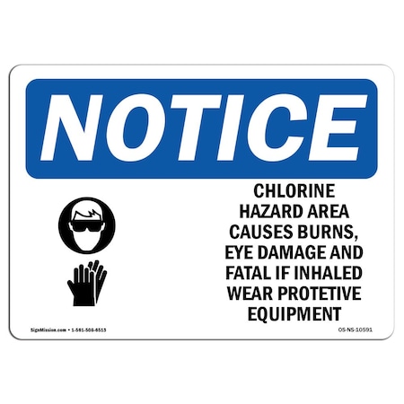 OSHA Notice, 5 Height, 7 Width, Decal